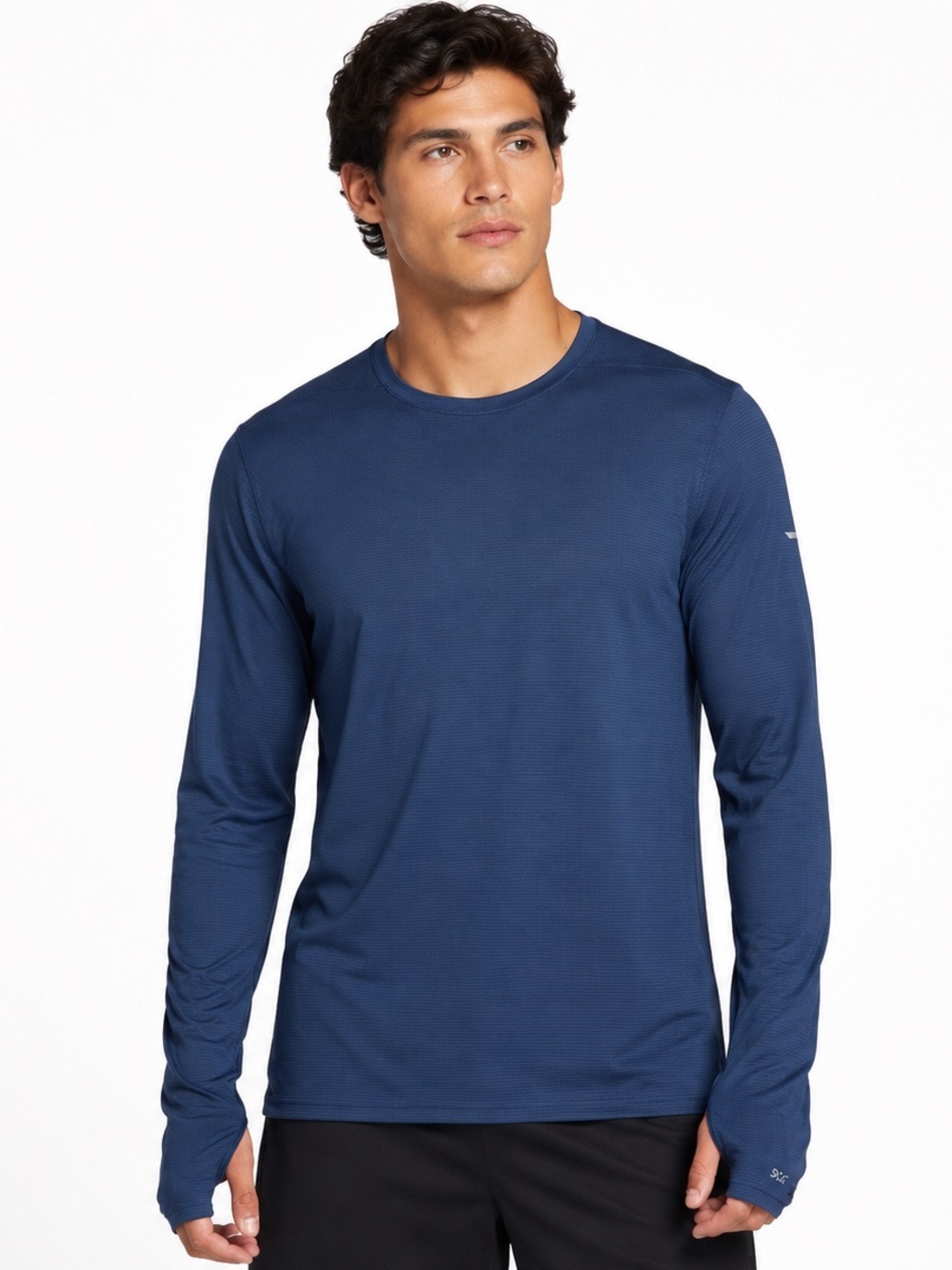 NWT DSG Men's Navy Stride Run Long Sleeve T-Shirt, Size Small